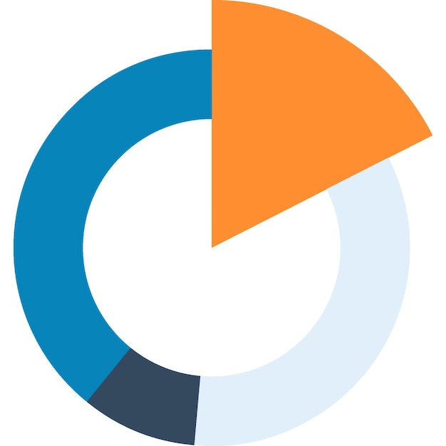 data analysis flat web icon concept