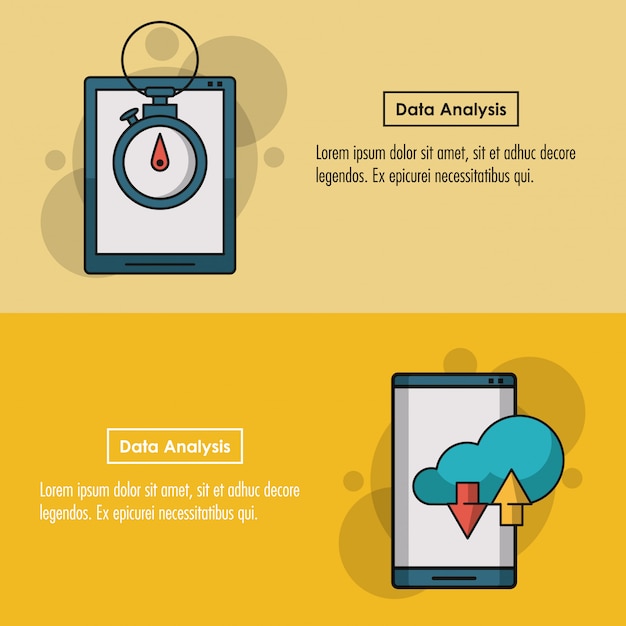 Concetto di infografica analisi dei dati