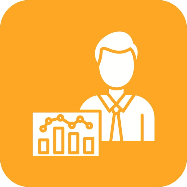 Data Analyst icoon vector afbeelding Kan worden gebruikt voor Big Data