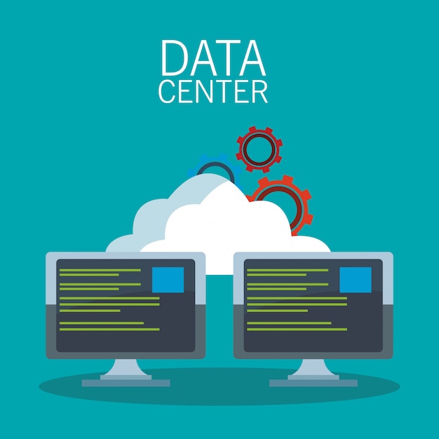 Data center cloud computing and computers 