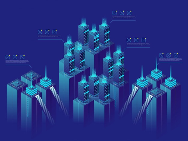 data center and data exchange, cloud storage