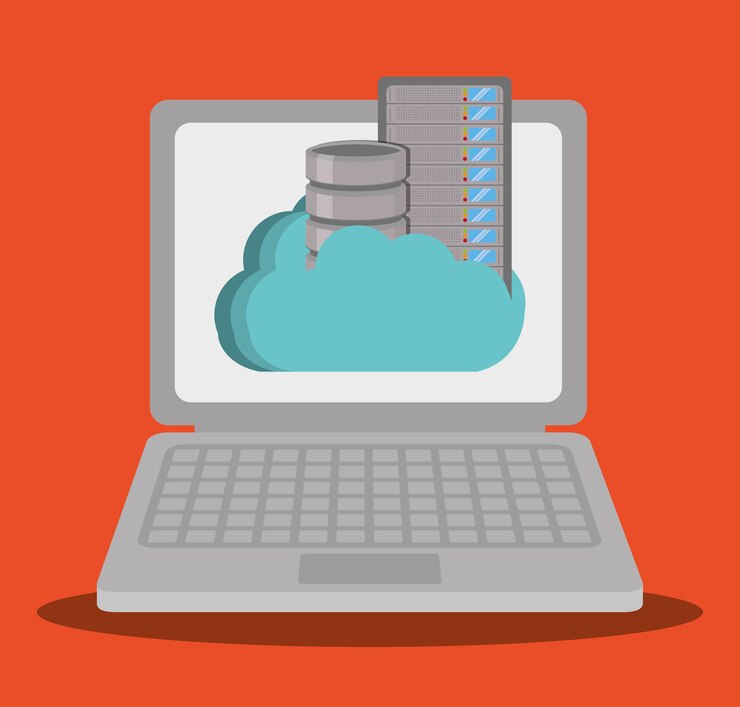 Vector data center related icons image 