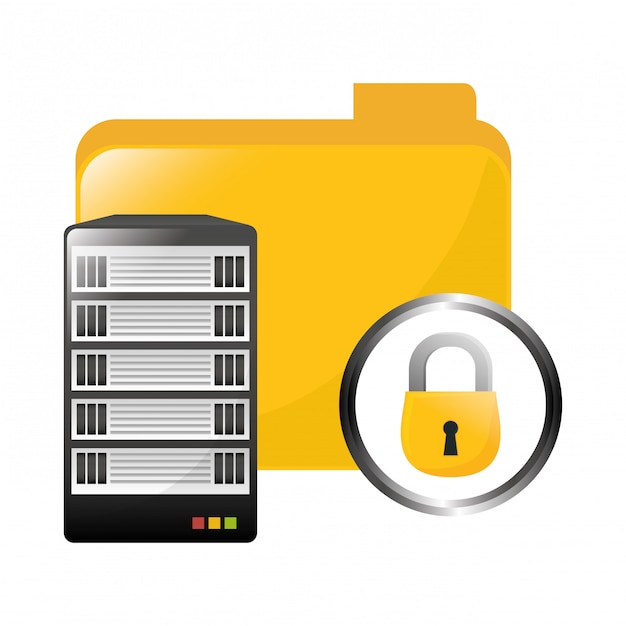 Data center storage icon image