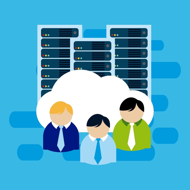 Vector data center user concept 