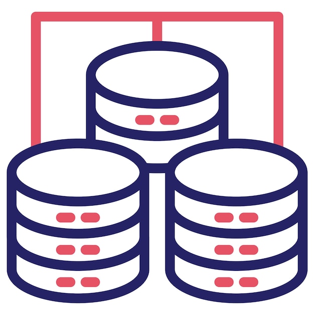 Data Center vector icon illustration of Data Analytics iconset