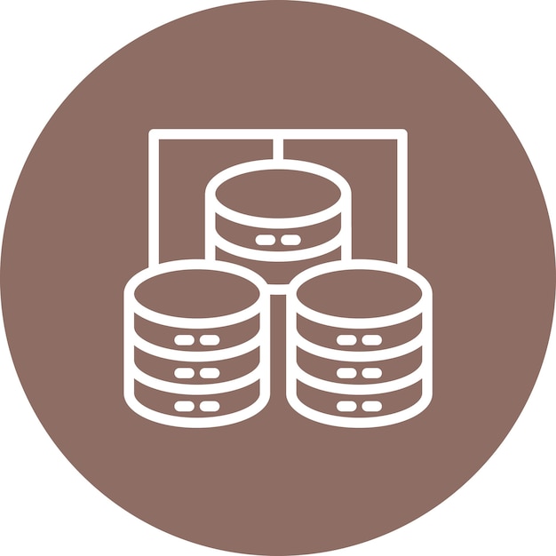 Data Center vector icoon illustratie van Data Analytics icoon set