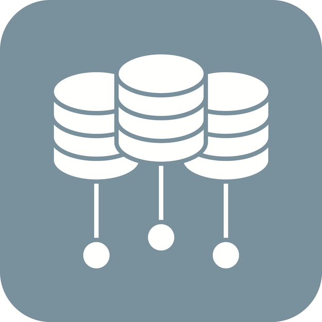 Data Center vector icoon Kan worden gebruikt voor Data Analytics iconset