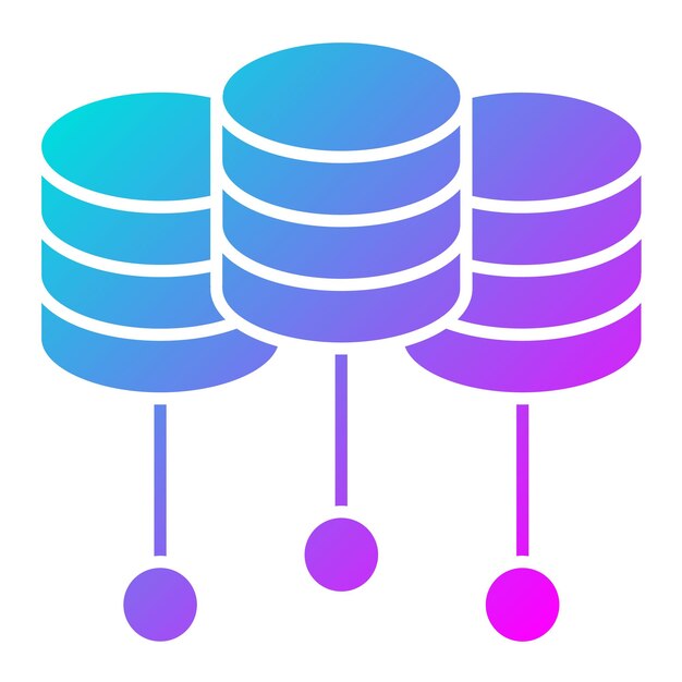 Data Center vector icoon Kan worden gebruikt voor Data Analytics iconset