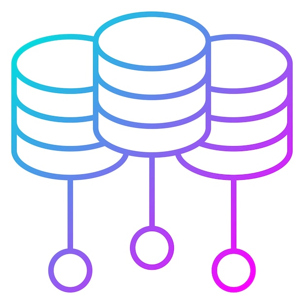 Data Center vector icoon Kan worden gebruikt voor Data Analytics iconset