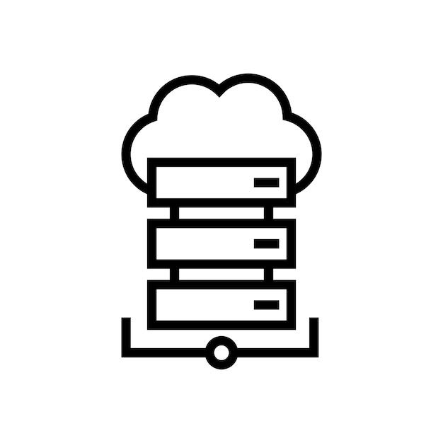 data centre vector icon