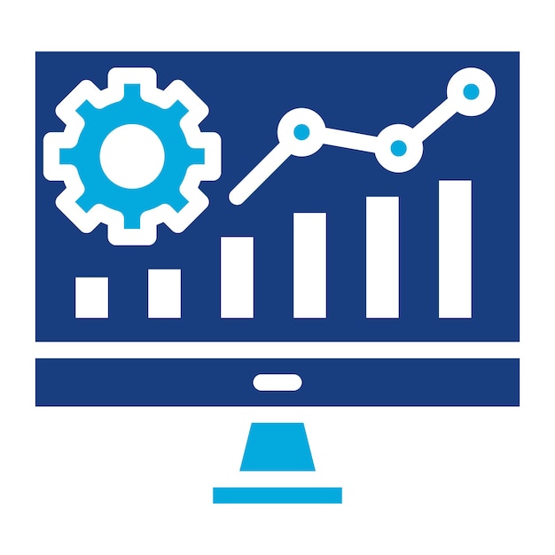 Data driven icon vector image Can be used for Video Blog