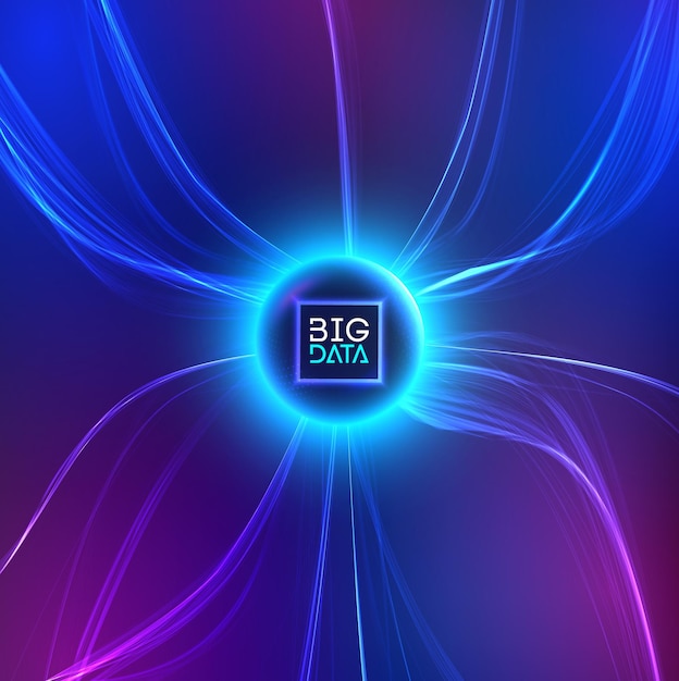 data flow technology background information flow big data vector illustration