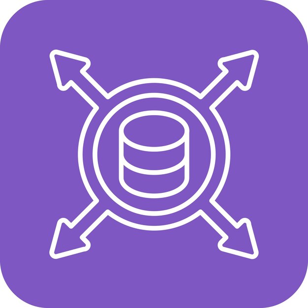 Data-gedreven icoon vector afbeelding Kan worden gebruikt voor UX en UI