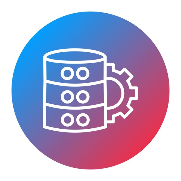 Data icon vector image Can be used for Data Science