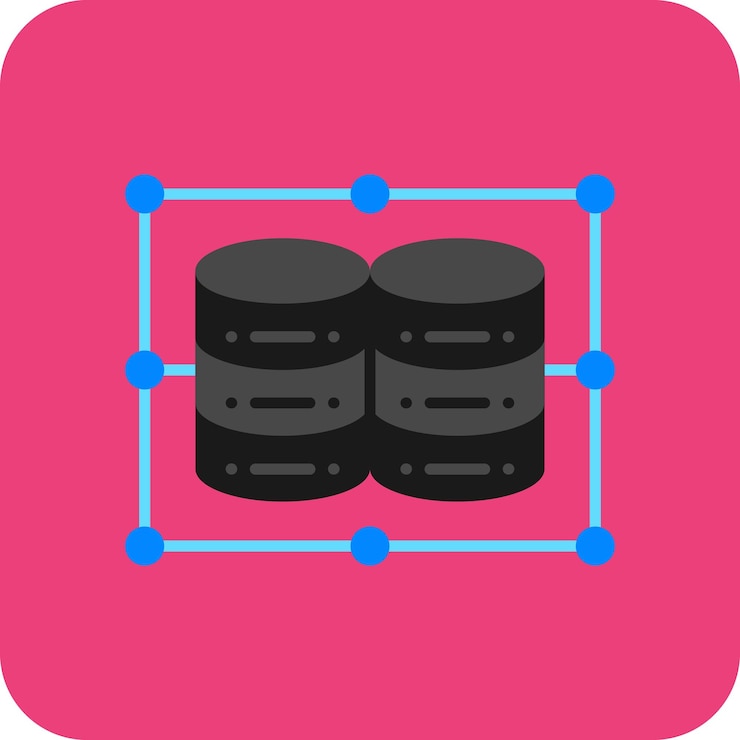 Vector data icon