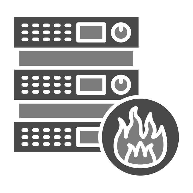 Vector data loss icon