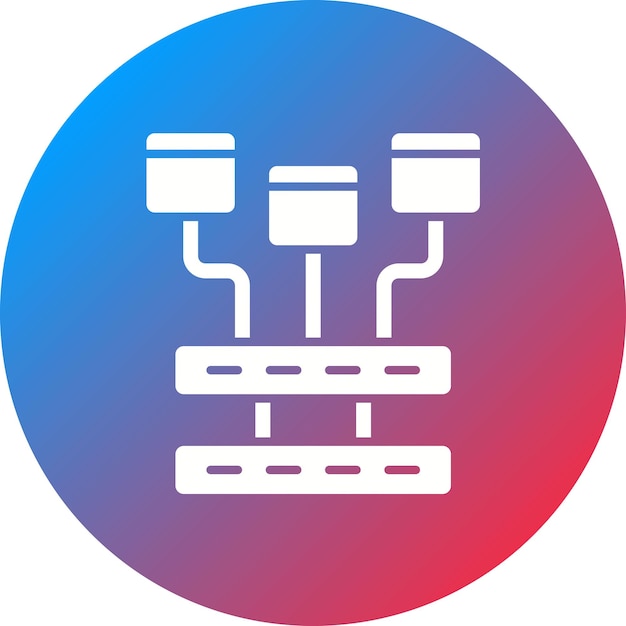 Vector data modelling icon vector image can be used for big data