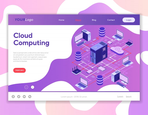 Data network cloud computing