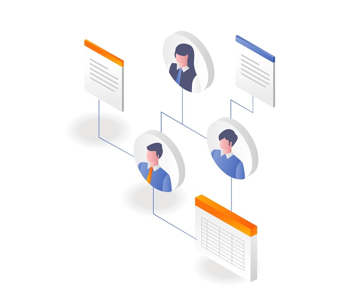 Vector data network and work team