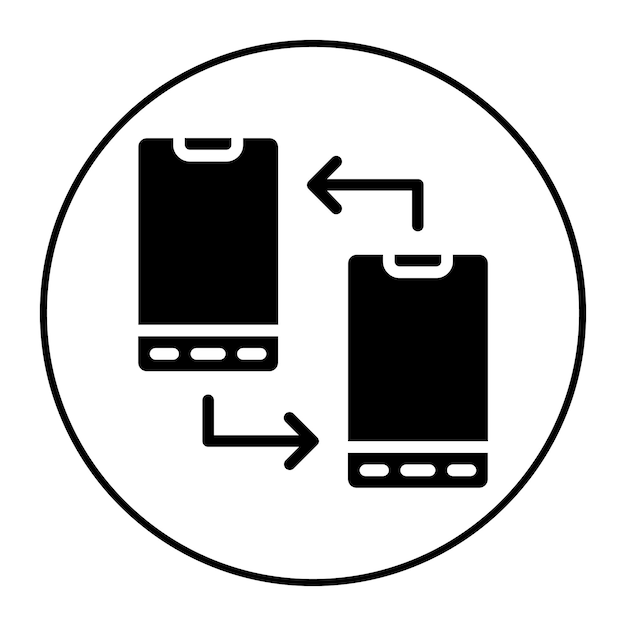 Data Portability Icon vector afbeelding Kan worden gebruikt voor Compliance And Regulation