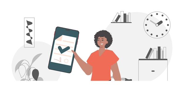 data protection concept smart contract a man holds a contract in his hand