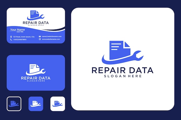 データ修復ロゴデザインと名刺