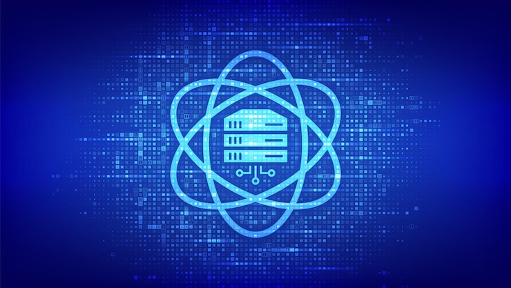 Vector data science icon made with binary code deep learning artificial intelligence analysis big data