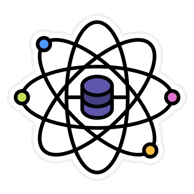 Data Science icoon vector afbeelding Kan worden gebruikt voor Big Data