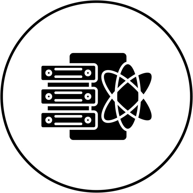 Data Science icoon vector afbeelding Kan worden gebruikt voor Big Data