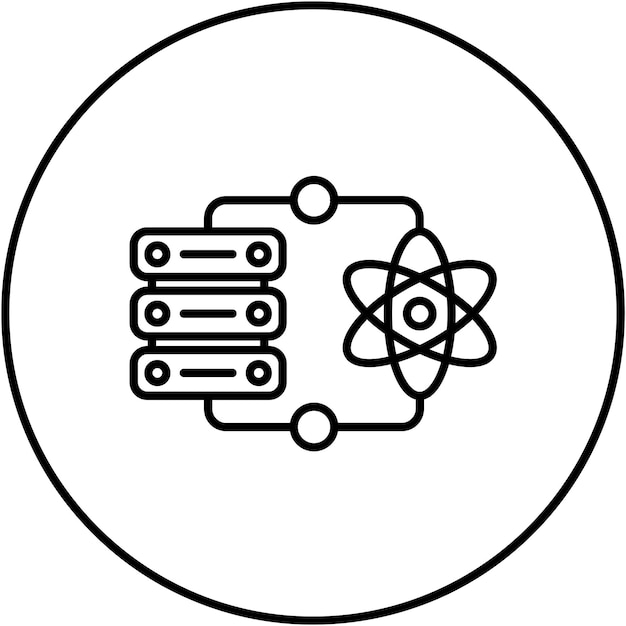Data Science icoon vector afbeelding Kan worden gebruikt voor Media Agency