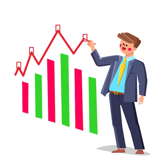 Ingegnere scienziato dei dati. tecnologia dei dati scientifici. persona della rete di ricerca. tecnico della sicurezza digitale. uomo. conoscenza dell'economia. illustrazione di cartone animato piatto carattere vettoriale