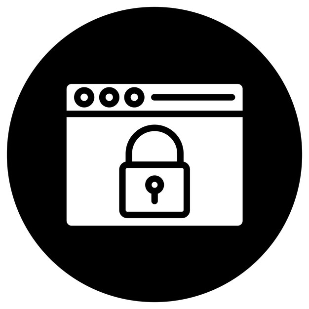 Data security Vector Icon Design Illustration