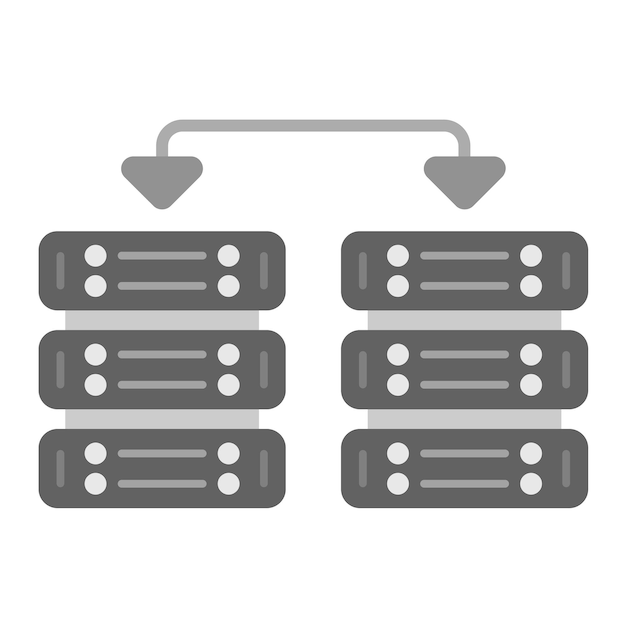 data sharing icon vector image can be used for big data