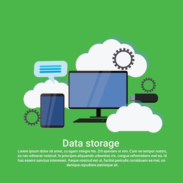 Vector data storage web template