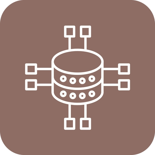 Data Structure icon vector image Can be used for No Code