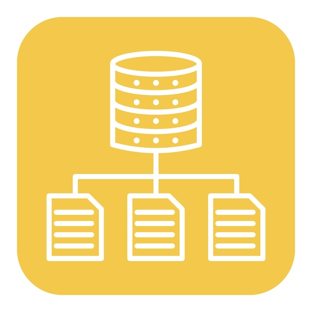 Data Structure vector icoon Kan worden gebruikt voor No Code iconset