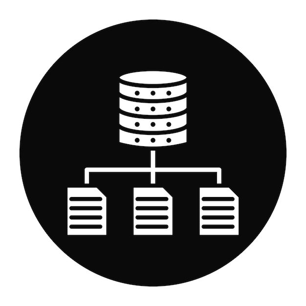Data Structure vector icoon Kan worden gebruikt voor No Code iconset