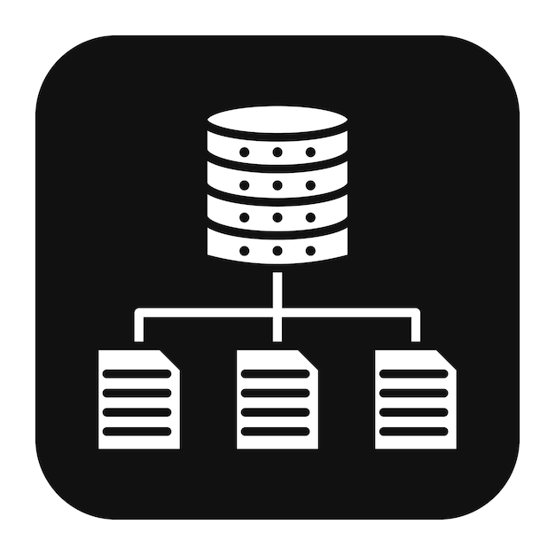 Data Structure vector icoon Kan worden gebruikt voor No Code iconset