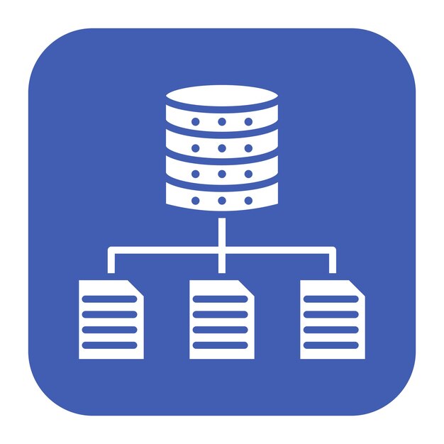 Data Structure vector icoon Kan worden gebruikt voor No Code iconset