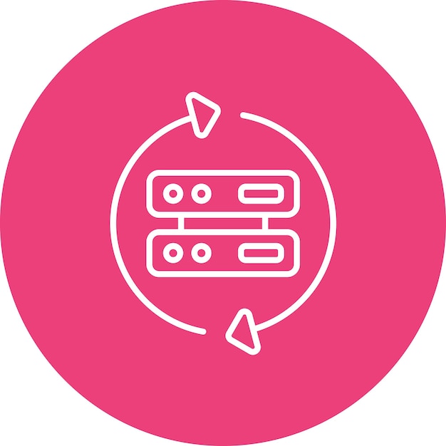 Data Transformatie icoon vector afbeelding Kan worden gebruikt voor Data Analytics