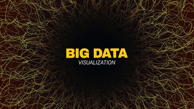 Data visualization technology background