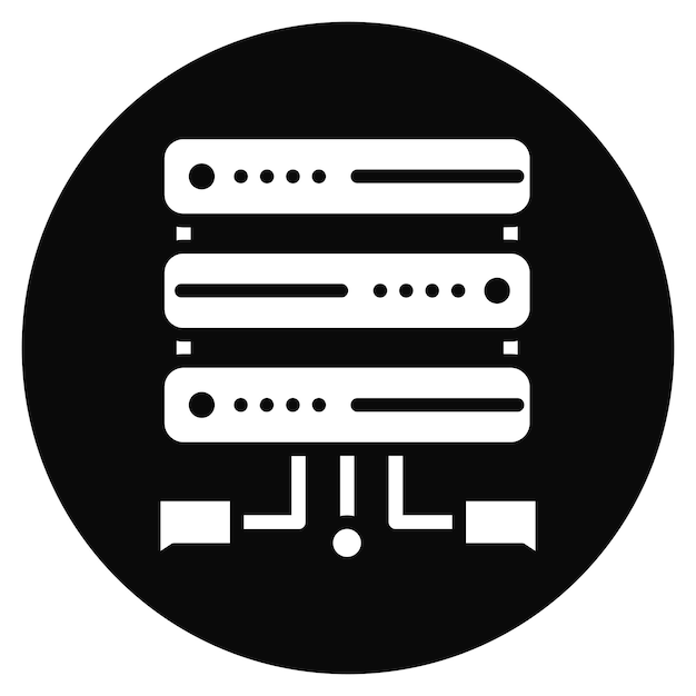 データベースチャットベクトルイラストレーション