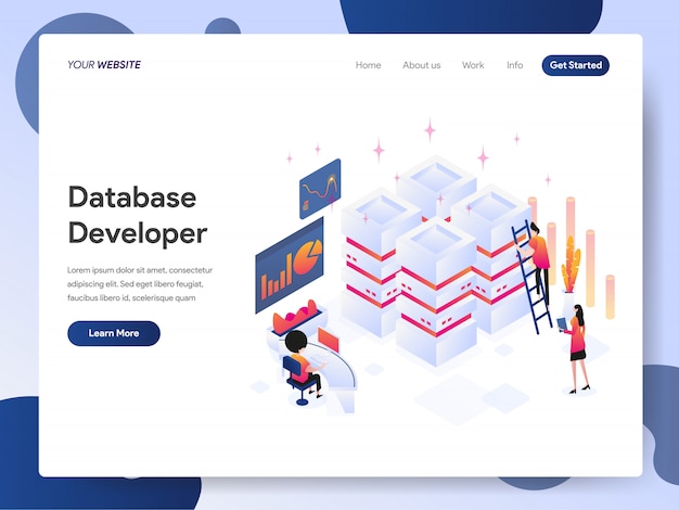 Database Developer banner van bestemmingspagina
