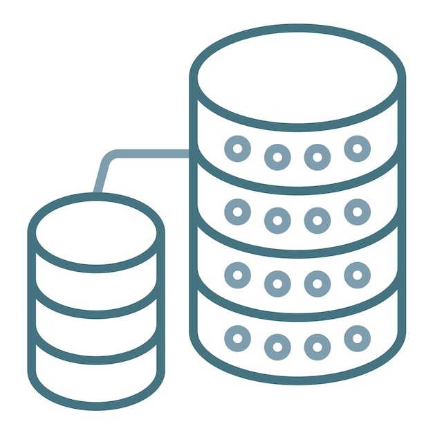 Database Flat Illustration