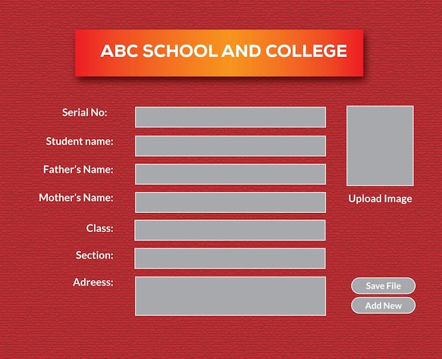 Vector database form