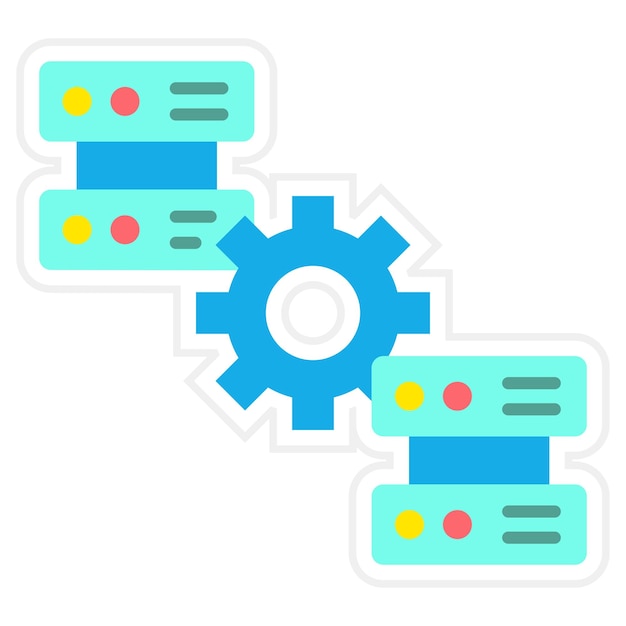 Vector database icon