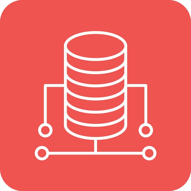 Database icoon vector afbeelding Kan worden gebruikt voor Productiviteit