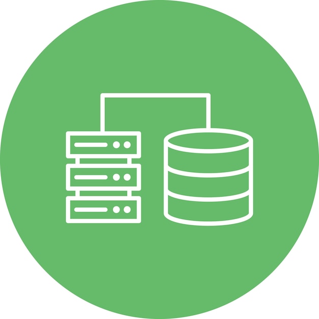 Database icoon vector afbeelding Kan worden gebruikt voor Web Hosting