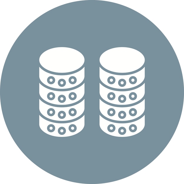 Database icoon vector afbeelding Kan worden gebruikt voor Web Marketing