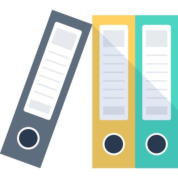 Database plat web icoon concept